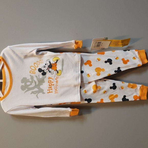 Disney Baby Other - Disney Baby 2-piece Mickey Mouse Halloween Pajama Set